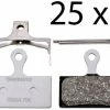 Shimano G05A-RX Plaquettes De Disque En Résine (emballage De 25 Pièces) -Freins Soldes Boutique Shimano G05A RX Resin Disc Belage 25er Werkstattverpackung EBPG05ARXBS