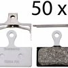 Shimano G05A-RX Plaquettes De Disque En Résine (emballage De 50 Pièces) -Freins Soldes Boutique Shimano G05A RX Resin Disc Belage 50er Werkstattverpackung EBPG05ARXCS
