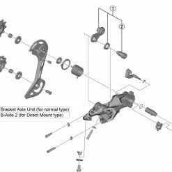 Shimano Unité D'axe Pour Support De Dérailleur RD-M5120/4120 9 Shimano Unité D'axe Pour Support De Dérailleur RD-M5120/4120 -Freins Soldes Boutique Shimano RD M5120 4120 Achseinheit fur Schaltwerk Halter a