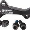 Shimano SM-MA-F180S/S Adaptateur Pour Disque De Frein VR 180mm -Freins Soldes Boutique Shimano SM MA F180SS ISMMAF180SSA