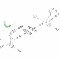 Shimano Unité De Conduite Du Câble Interne SM-VBRK Pour Le Frein V-Brake -Freins Soldes Boutique Shimano Zugfuhrungsrohr SM VBRK