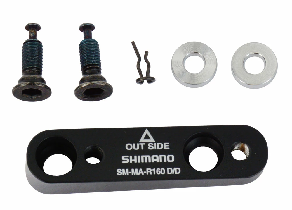 Shimano SM-MA-R160D/D Adaptateur De Montage à Plat Pour Rotor Arrière De 160mm 3 Shimano SM-MA-R160D/D Adaptateur De Montage à Plat Pour Rotor Arrière De 160mm