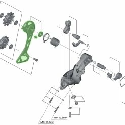 Shimano Plaque Extérieure Pour RD-M8000 -Freins Soldes Boutique Shimano Kettenleitblech Aussen fur RD M8000