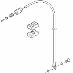 Shimano ZEE SM-BH90-SBS Conduite De Frein 1700mm -Freins Soldes Boutique Shimano ZEE Bremsleitung SM BH90 SBS 1700mm schwarz ISMBH90SBSL170 c
